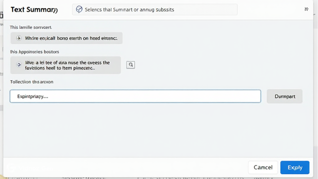 Online Text Summarizer Tool Interface Online Text Summarizer tool interface showing text input and summarize options