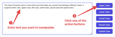Text Case Converter to UPPERCASE